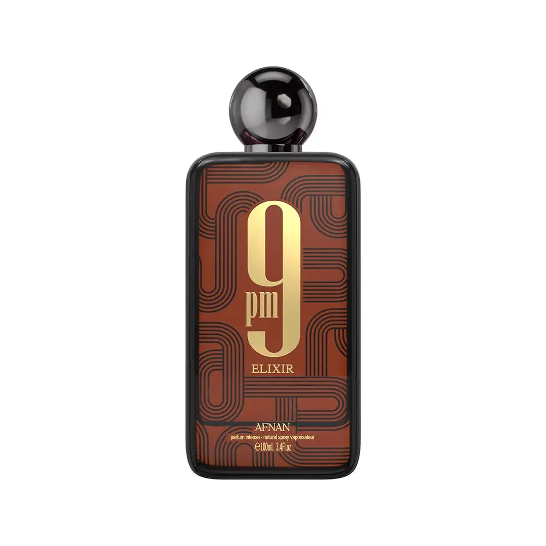 Afnan 9PM Elixir Unisex Extrait de Parfum – 3.4 fl oz (100ml)
