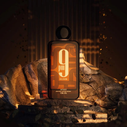 Afnan 9PM Elixir Unisex Extrait de Parfum – 3.4 fl oz (100ml)